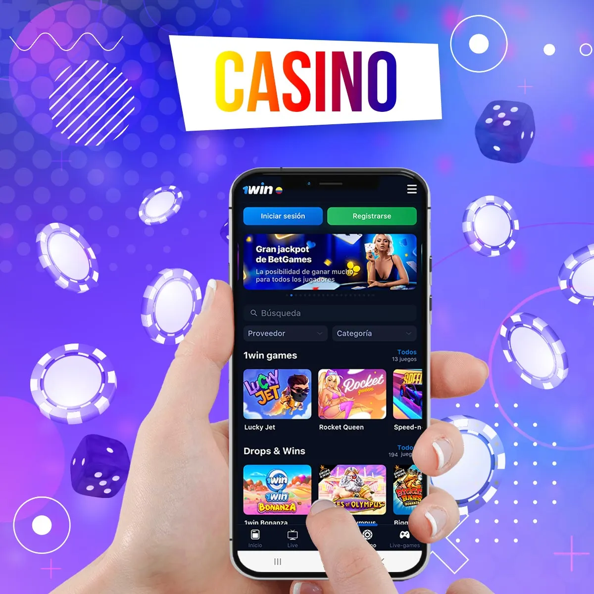 El mejor casino y buenos bonos en 1win aplicación móvil