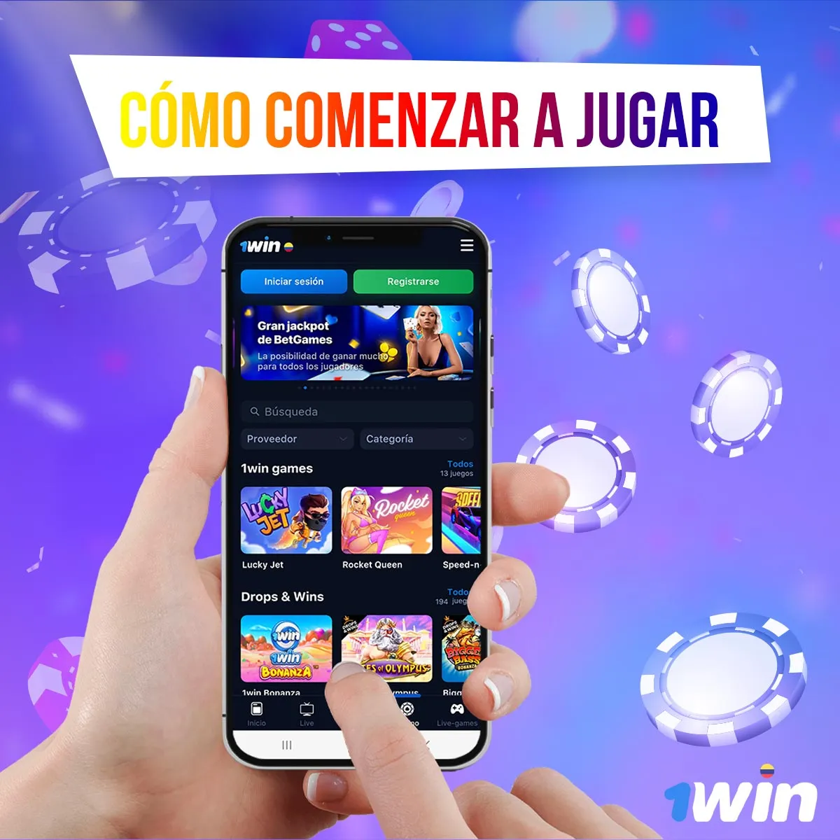 1win es el mejor casino online de Colombia con una gran selección de juegos de azar
