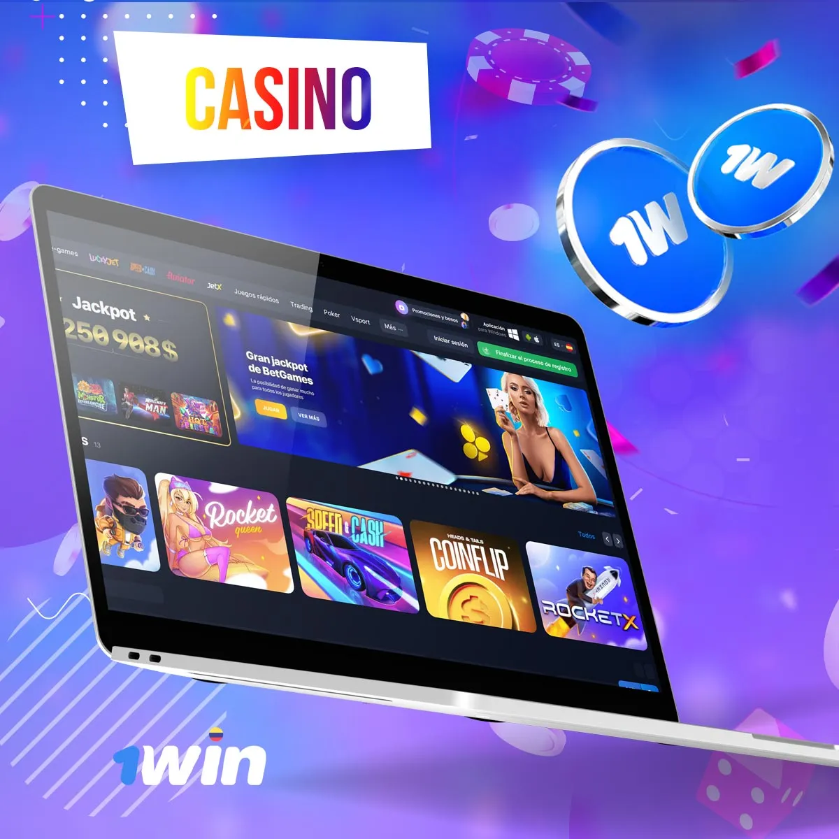 Características principales del casino 1win en Colombia