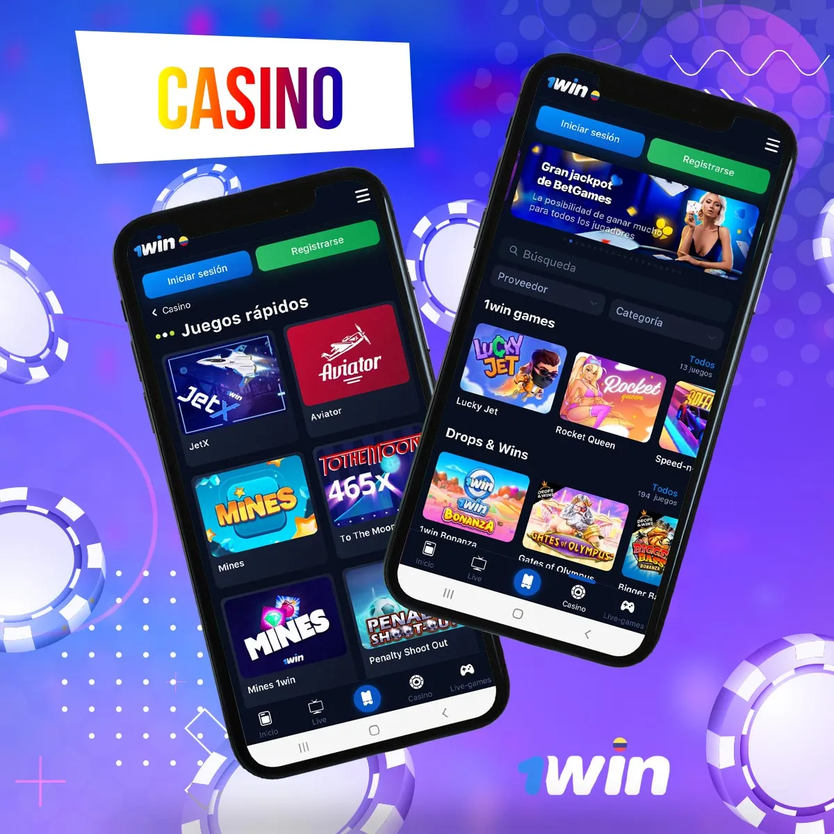 Casino en línea con una gran selección de juegos en 1Win empresa de apuestas en Colombia