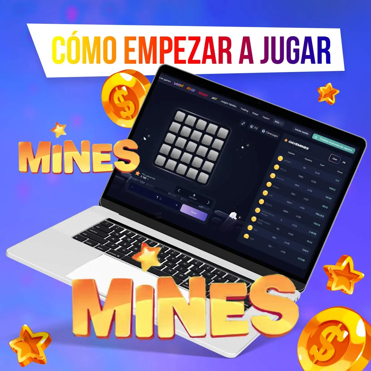 ¿Cómo jugar a Mines en 1Win en Colombia desde PC?