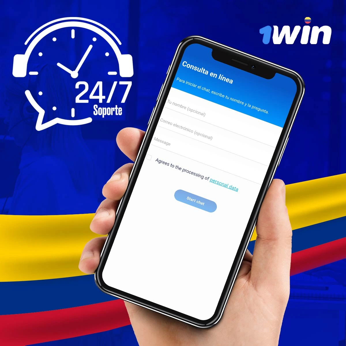 El equipo de soporte de 1win Colombia está disponible las 24 horas del día, los 7 días de la semana