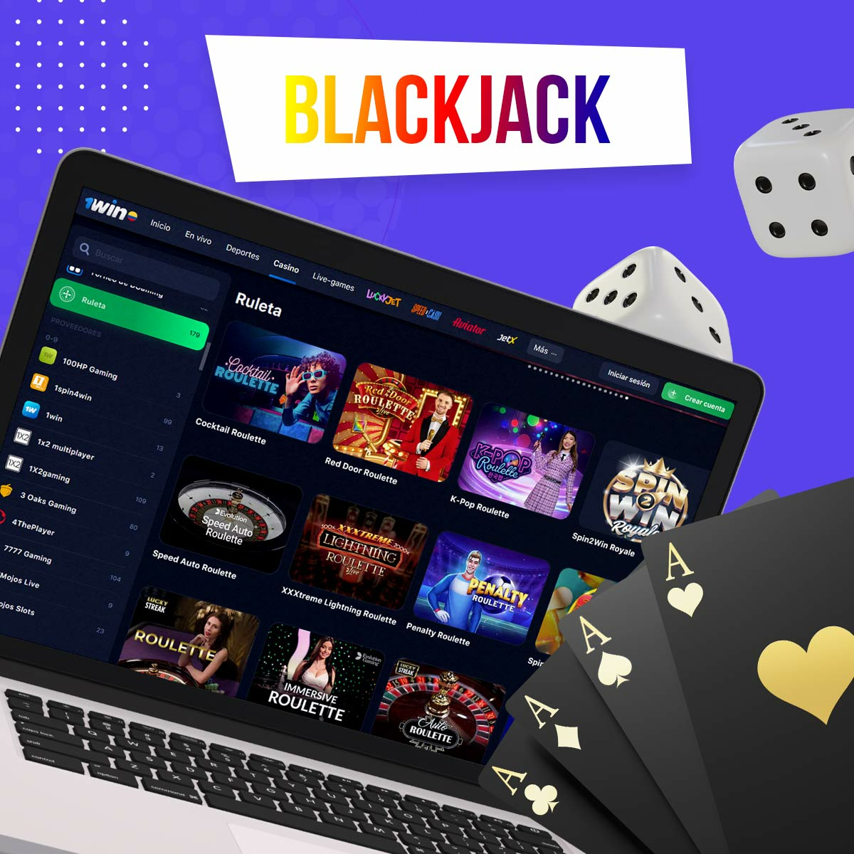 Reseña del juego BlackJack en 1win en Colombia